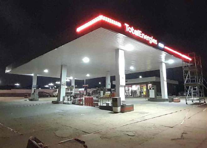 TotalEnergies Welcome Sign