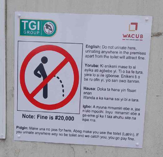 Restricted Area Signage